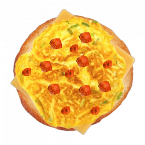 Tikka Omelette Roll