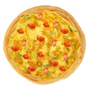 Tikka Omelette Wrap
