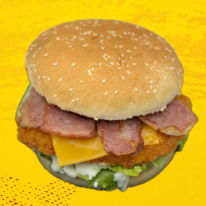 Chicken Sizzler Burger Meal