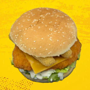 Chicken Mozza Burger Meal