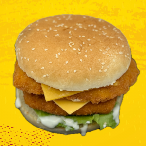 Double Chicken Fillet Burger Meal
