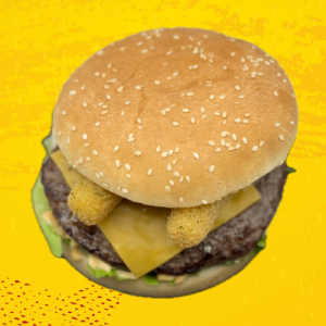 Beef Mozza Burger Meal