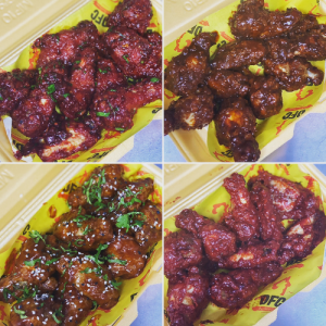 Spicy Garlic Wings Meal